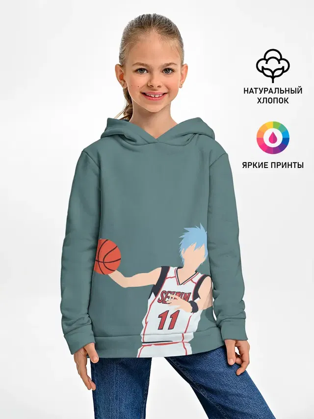 Детское худи с принтом «Tetsuya Kuroko»