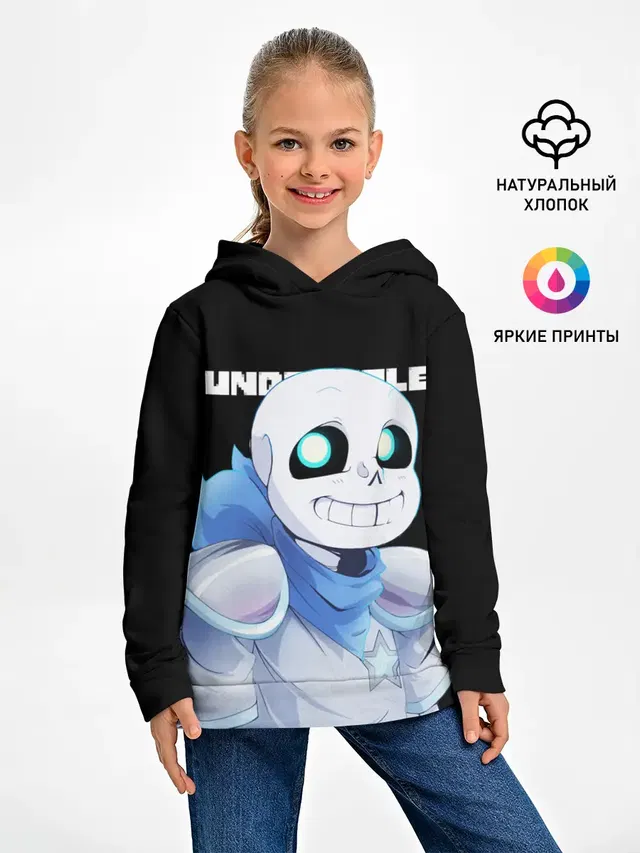 Детское худи с принтом «Skeleton»