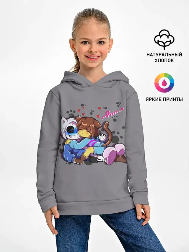 Детское худи с принтом «Undertale»