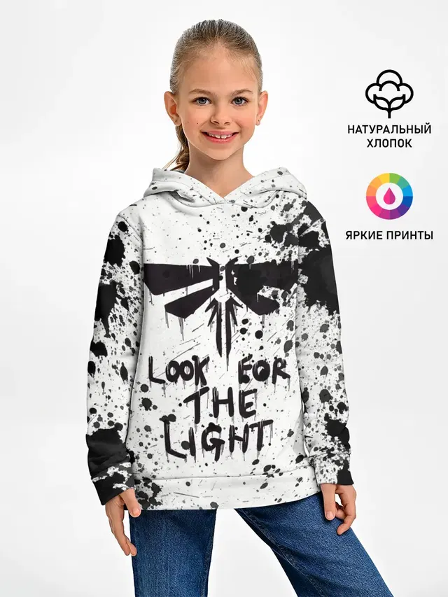 Детское худи с принтом «Ink splatter»