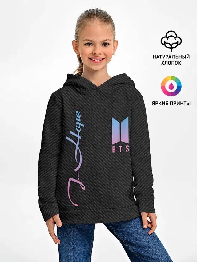 Детское худи с принтом «BTS — BTS J-Hope»