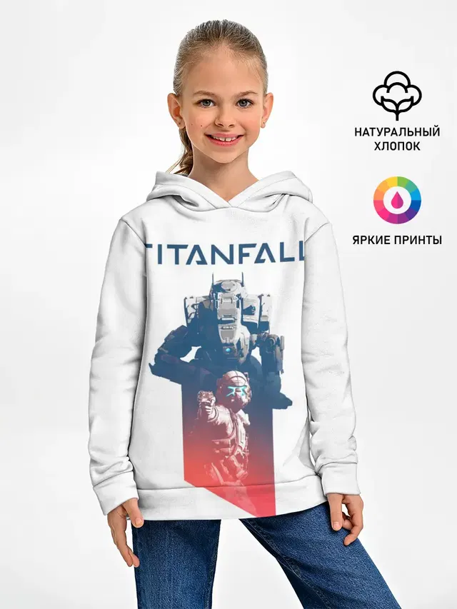 Детское худи с принтом «Titanfall»