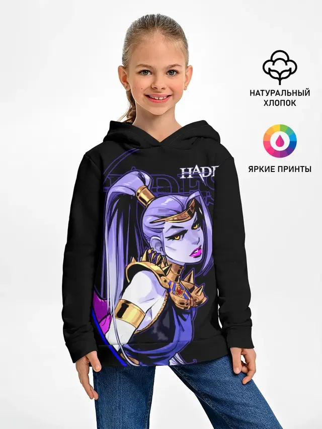 Детское худи с принтом «Megaera — Hades Megaera»