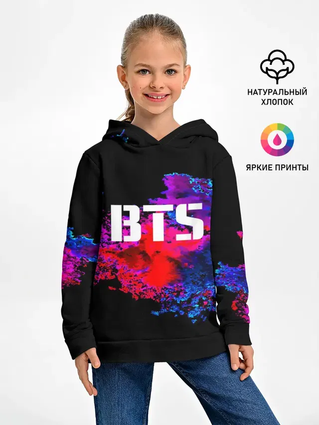 Детское худи с принтом «BTS»