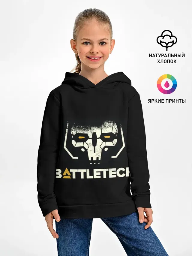 Детское худи с принтом «BattleTech»