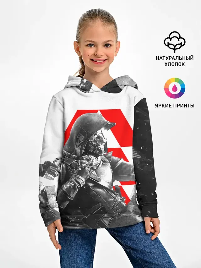 Детское худи с принтом «Exo — DESTINY CAYDE 6 — КЕЙД 6 ОХОТНИК EXO»
