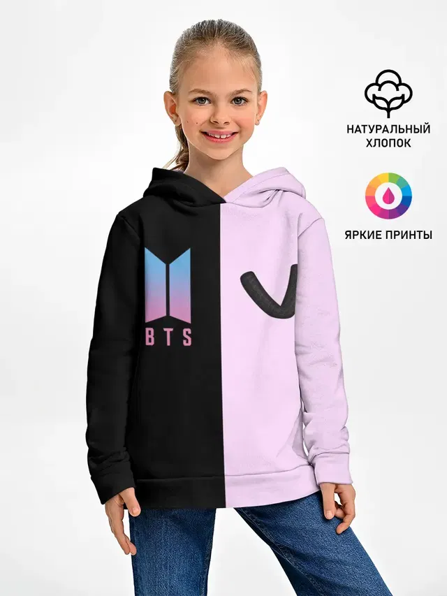 Детское худи с принтом «BTS — BTS V»