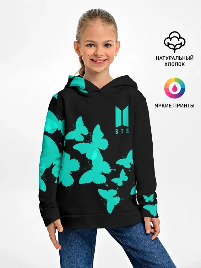 Детское худи с принтом «BTS»