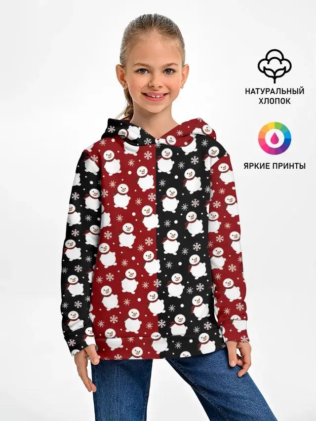Снеговики, снежинки и снег