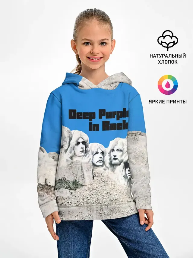 Детское худи с принтом «Deep Purple — Deep Purple in Rock»
