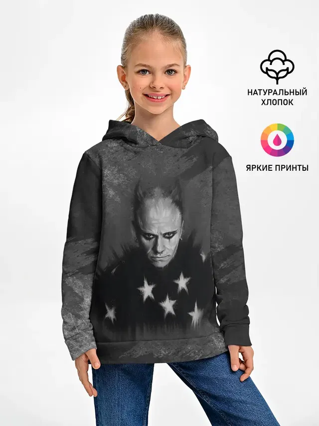 Детское худи с принтом «Prodigy — Keith Charles Flint — Кит Флинт»