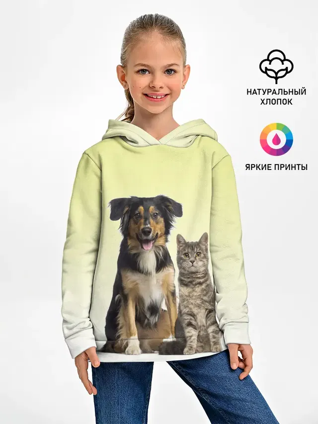 кошка и собака друзья