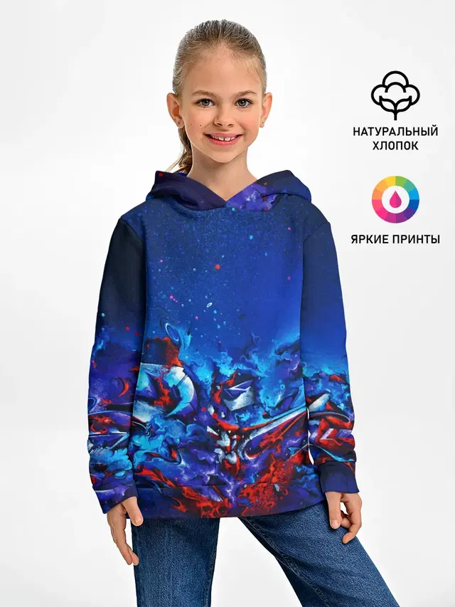 Детское худи с принтом «Casual Color | Style»