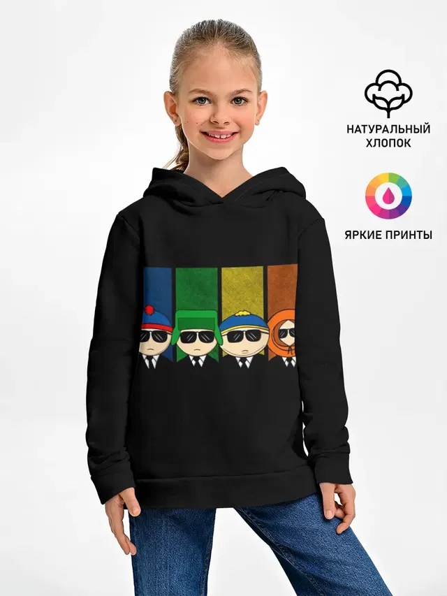 Детское худи с принтом «Разное — South Park»