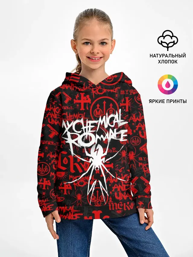 Детское худи с принтом «My Chemical Romance»
