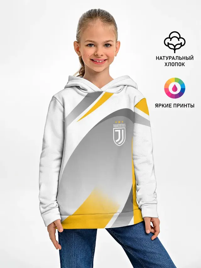 Детское худи с принтом «Ювентус — Juventus Uniform»