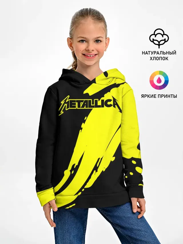 Детское худи с принтом «Metallica»