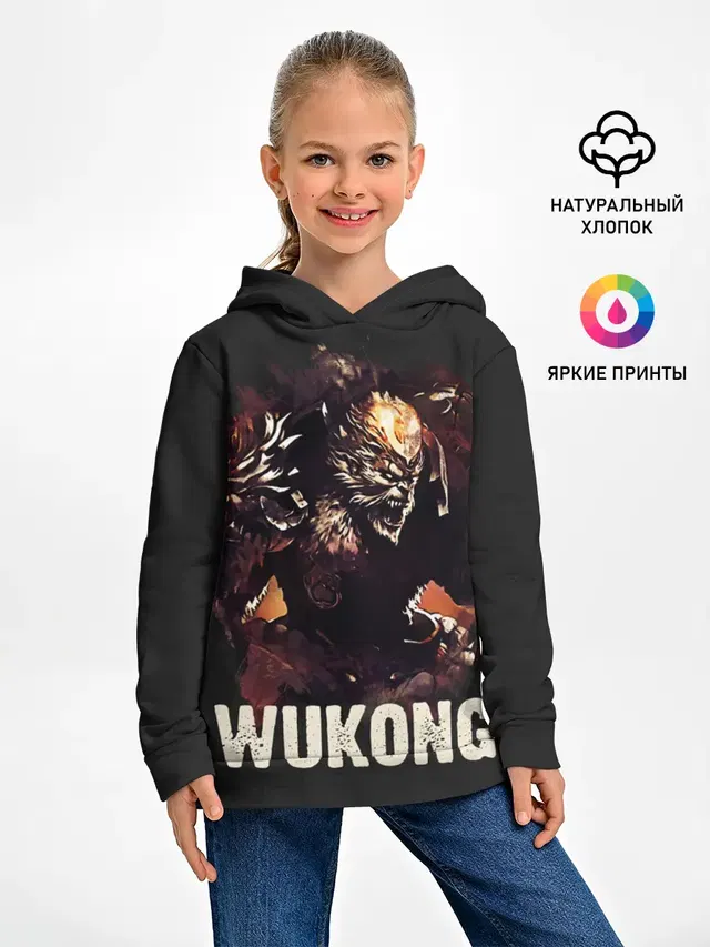 Детское худи с принтом «Wukong»