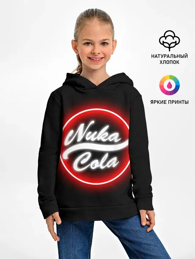 Детское худи с принтом «Nuka-Cola»