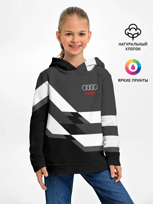 Детское худи с принтом «Audi — AUDI SPORT»