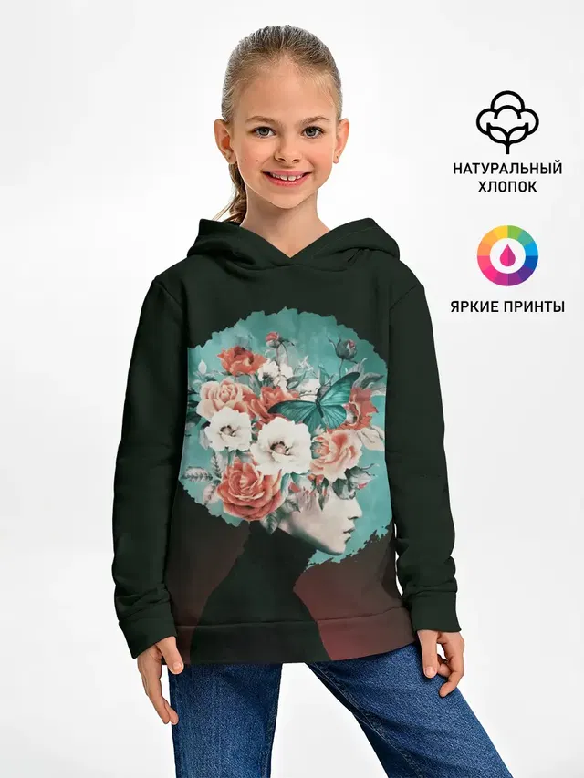 Girl in flowers