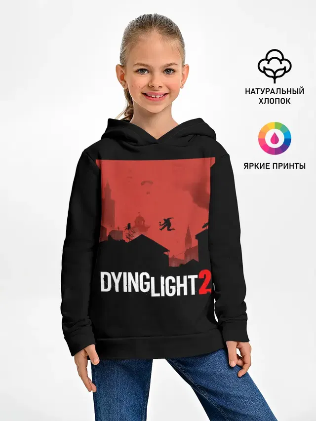 Детское худи с принтом «Dying Light — Dying Light 2»