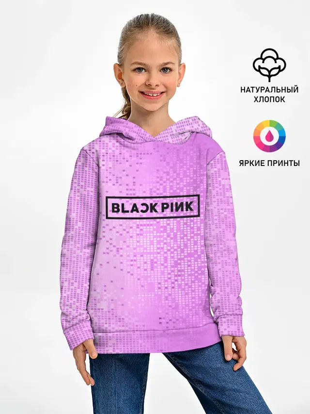 Детское худи с принтом «BlackPink»