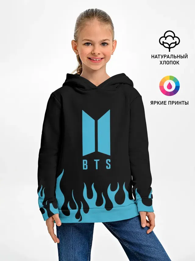 Детское худи с принтом «BTS»