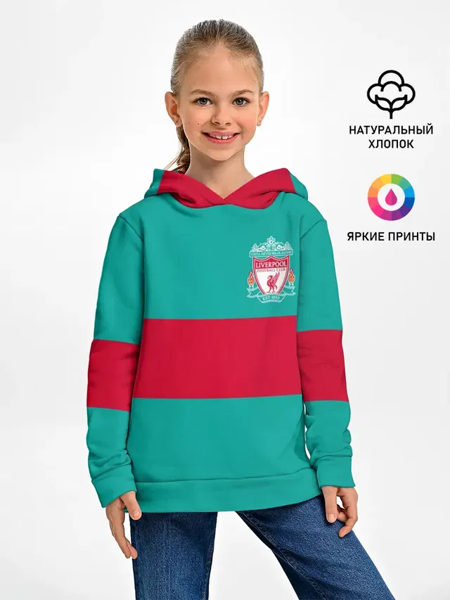 Детское худи с принтом «FC Liverpool»