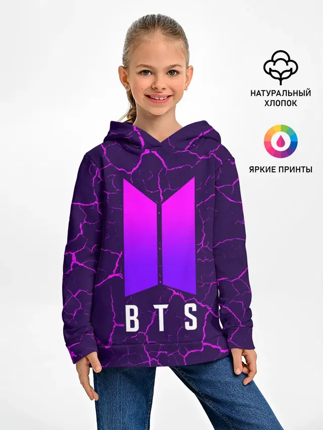Детское худи с принтом «BTS»