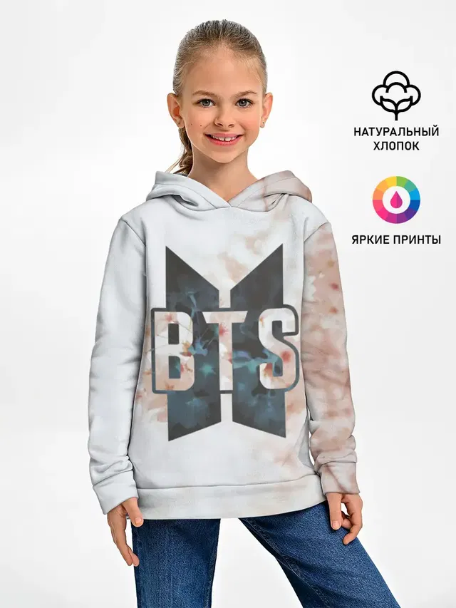 Детское худи с принтом «BTS — BTS SAKURA»