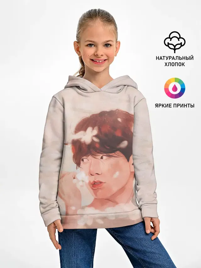 Детское худи с принтом «BTS — J-Hope ART»