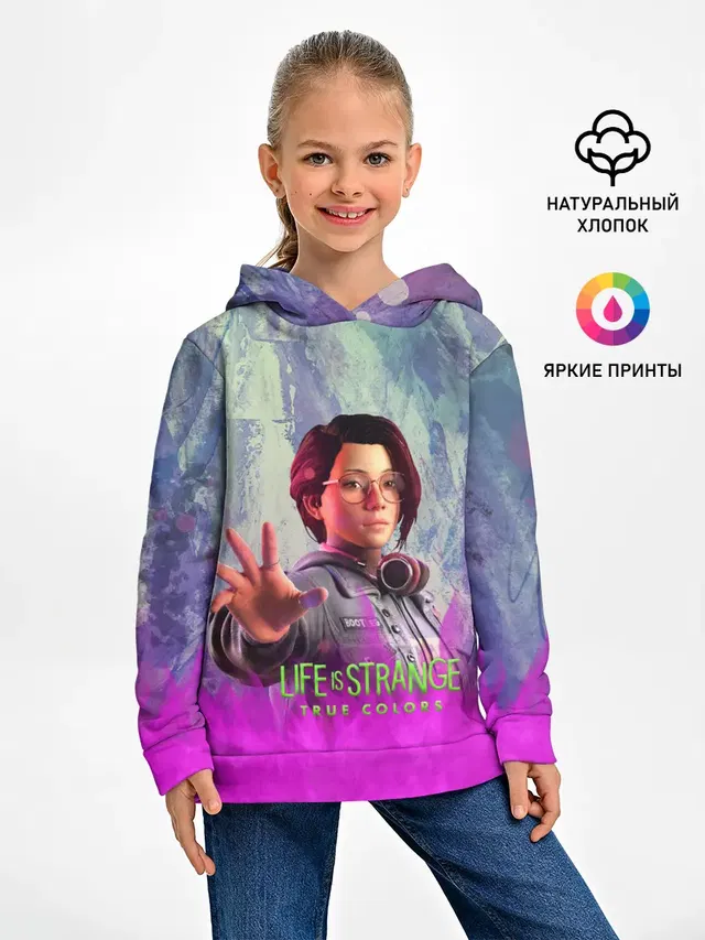Детское худи с принтом «Alex Chen — Life is Strange True Colors»