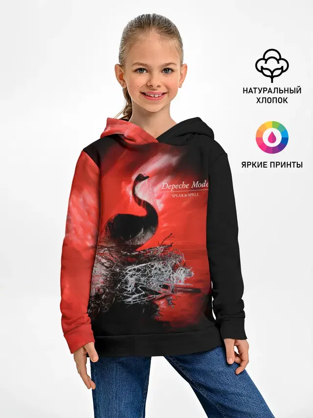 Детское худи с принтом «Depeche Mode — Speak & Spell - Depeche Mode»