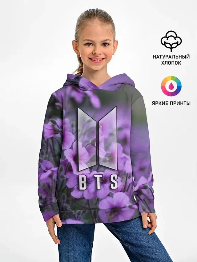 Детское худи с принтом «BTS»