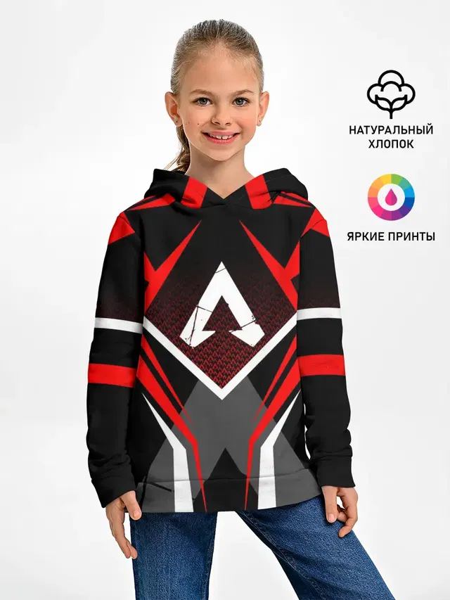Детское худи с принтом «Apex»