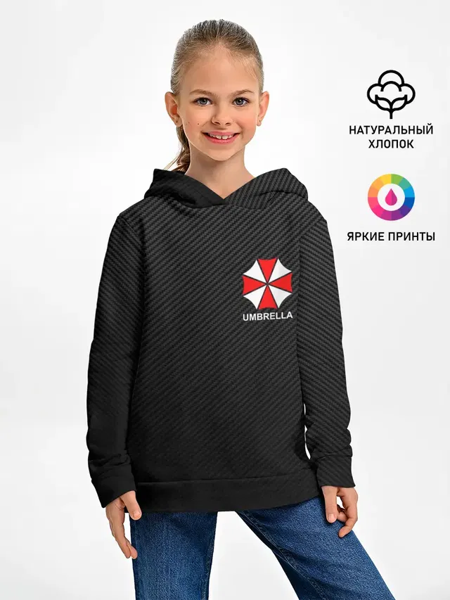 Детское худи с принтом «Umbrella Corp Амбрелла Корп»