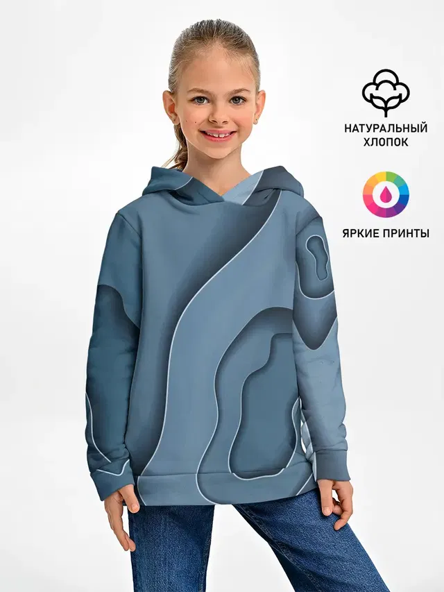 Абстракция бумажные волны