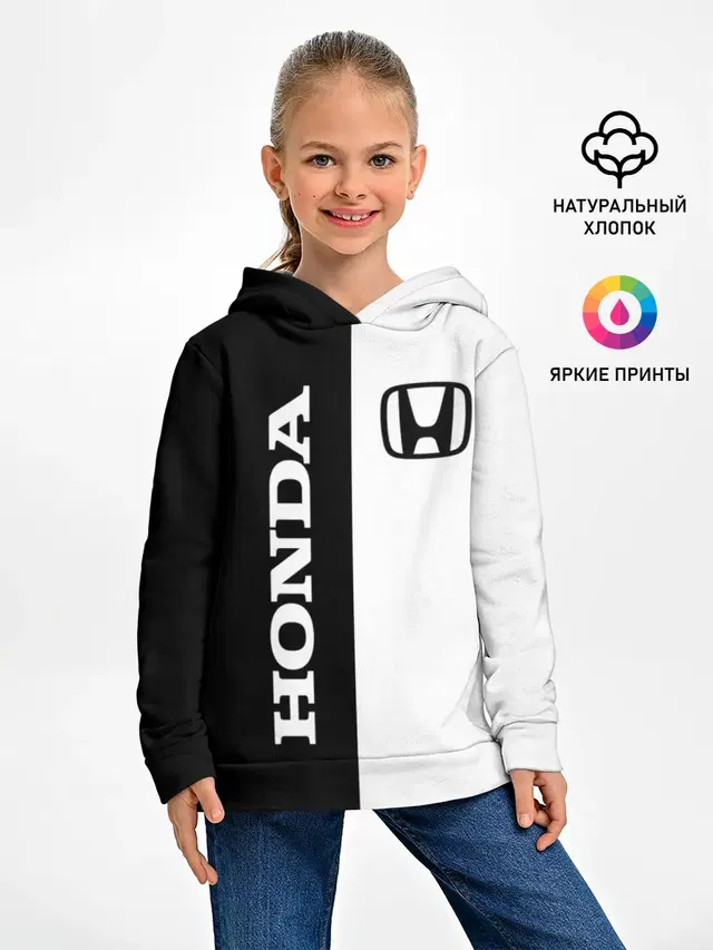 Детское худи с принтом «Honda»