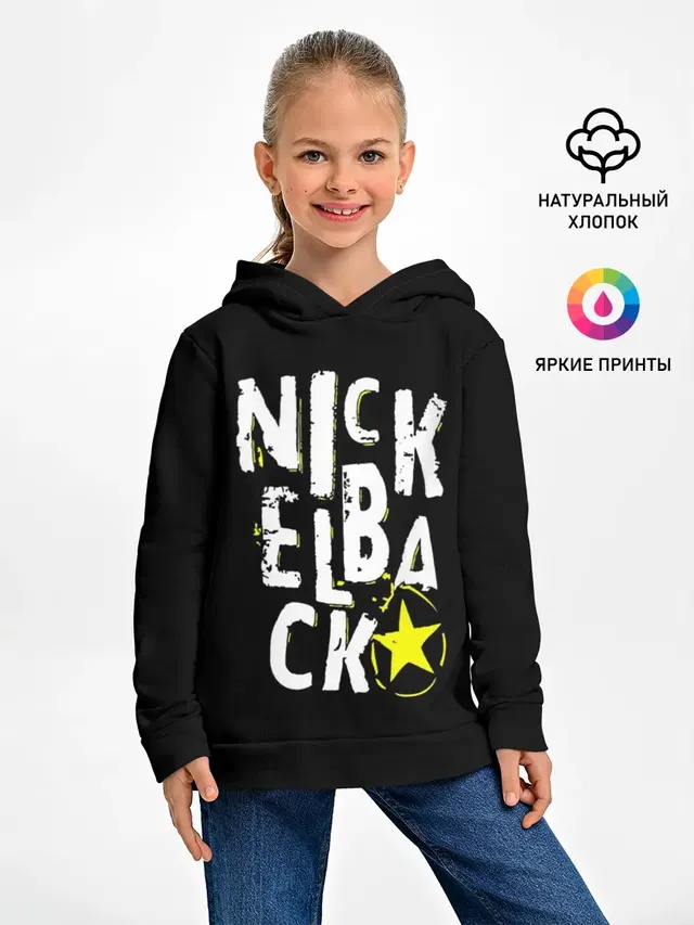 Детское худи с принтом «Nickelback»