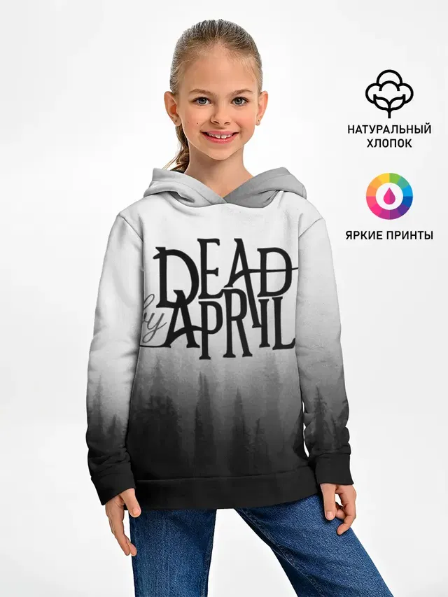 Детское худи с принтом «Dead by April»