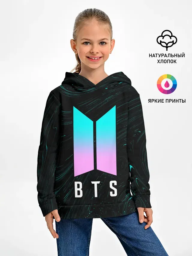 Детское худи с принтом «BTS»