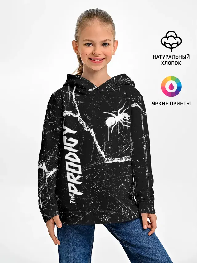 Детское худи с принтом «Prodigy — THE PRODIGY.»