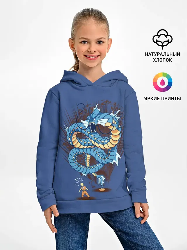 Детское худи с принтом «Покемоны — Gyarados»