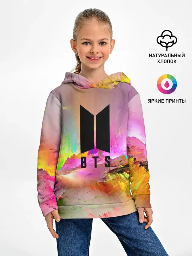 Детское худи с принтом «BTS»
