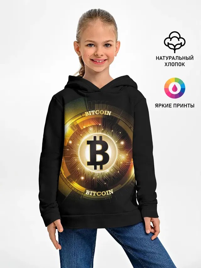 Золотой биткоин