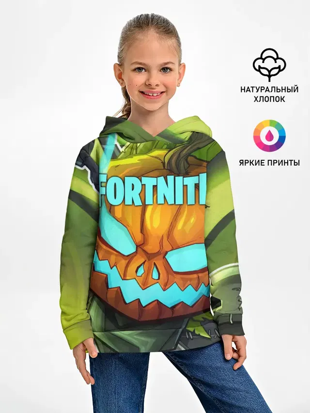Детское худи с принтом «Фортнайт — Fortnite Save the World»