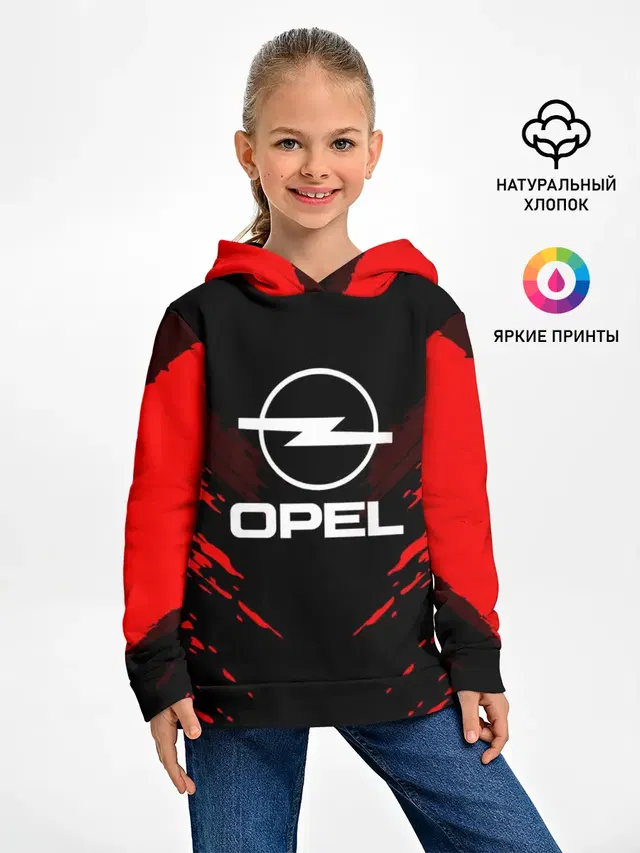Детское худи с принтом «Opel Sport Collection»