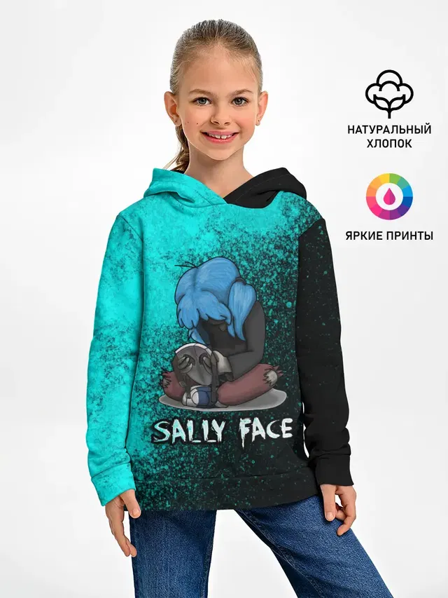 Детское худи с принтом «Sally Face»