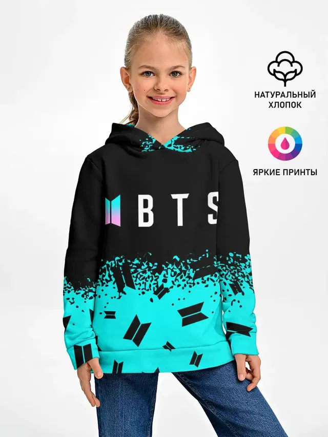 Детское худи с принтом «BTS»